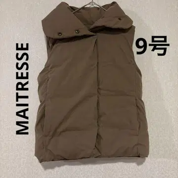 스콧 클럽 계열 메틀리제 다운 베스트 목 따뜻 양 사이드 포켓 있음 9호