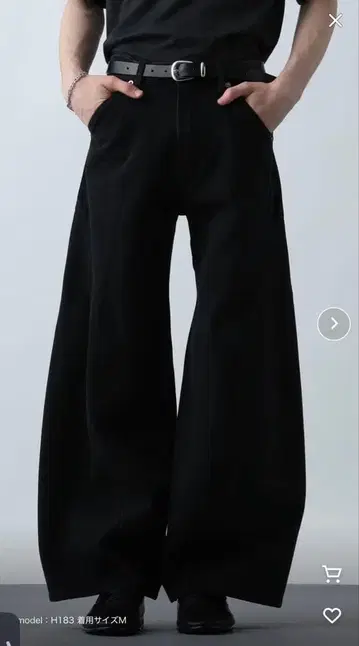 HARE 3차원 데님 팬츠 S