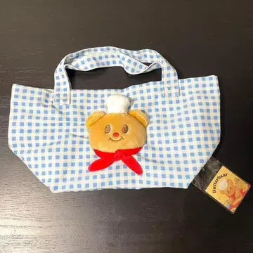 [ 태국 한정판 ] Butterbear 쇼핑백 토트백 체크 무늬