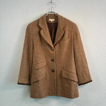 BROOKS BROTHERS 하운드투스 패턴 울 자켓 사이즈 2