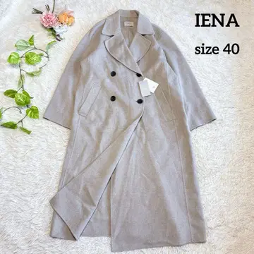 미사용 새상품 이에나 슈퍼160 더블 페이스 테일러드 코트 40