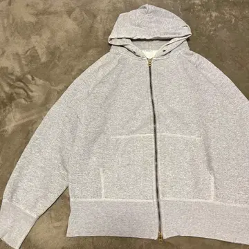 오시발 오시발 풀 집업 후드티 그레이 더블 척