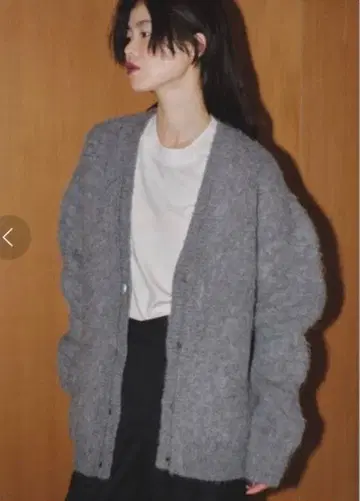 TODAYFUL 투데이풀 브러쉬드 V넥 가디건 새상품급