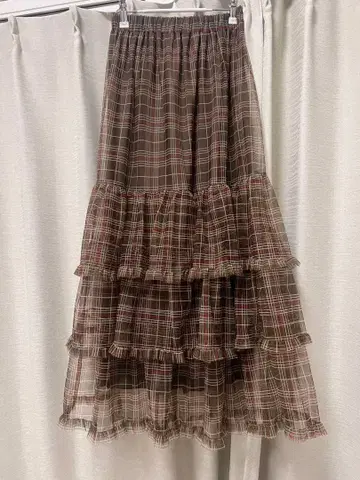 CIAOPANIC 튤 프릴 캉캉 스커트