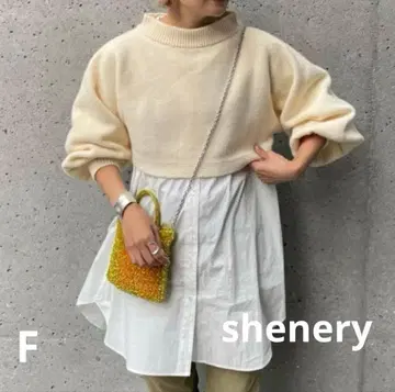 sheenery 숏 니트 풀오버 아이보리