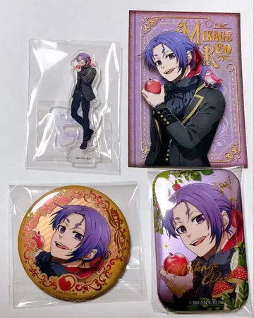 블루 록 미카게 레오 캔뱃지 스퀘어 캔 미니 미니 아크릴 스탠드 특전