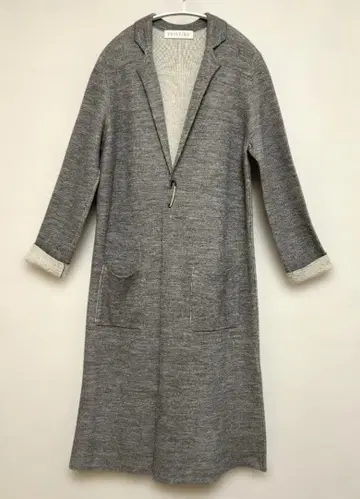 PRISTINE 알파카 x 실크 x 오가닉 코튼 롱 가디건