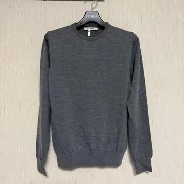 슬로우 30G 슈퍼 하이 게이지 니트 크루넥 스웨터 1 그레이