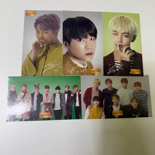 방탄소년단 비비큐치킨 포카 / bts bbq