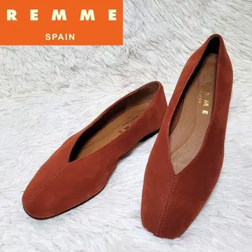 새상품급 레메 REMME 플랫 펌프스 V컷 스웨이드 24