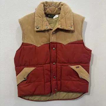 [ USA ] 랭글러 70s 충전솜 웨스턴 베스트 L 레드