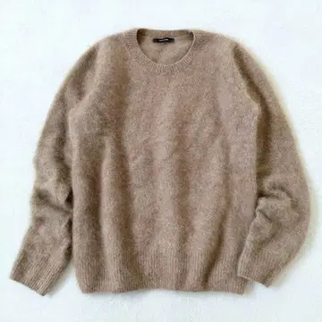 저널 스탠다드 니트 울100% 보송보송 좋은 촉감 브라운