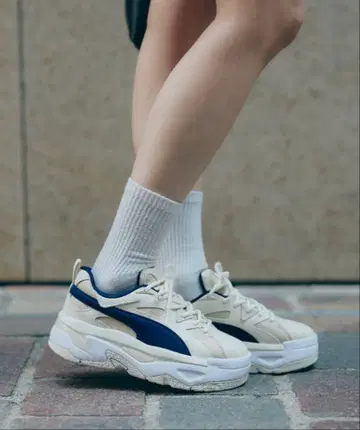 Puma BLSTR BILLYS 25.5cm 아이보리 네이비 스니커즈
