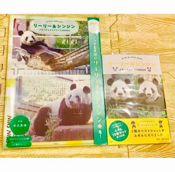 미사용 새상품 리리 신신 팬더 클리어 파일 포스트잇 BOOK 우에노