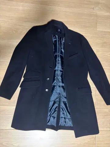 nano 나노 유니버스 블랙 체스터 코트