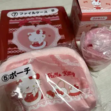 헬로키티 복권 파우치 파일 케이스 소품함