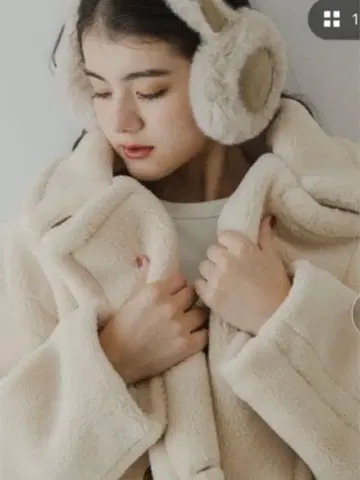 직사각형 테디 베어 코트