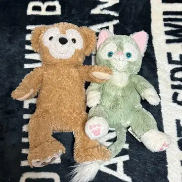 새상품급 더피 & 젤라토니 봉제 인형 세트