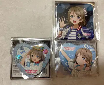 러브 라이브 Aqours 와타나베 요우 GIGO 하트 캔뱃지