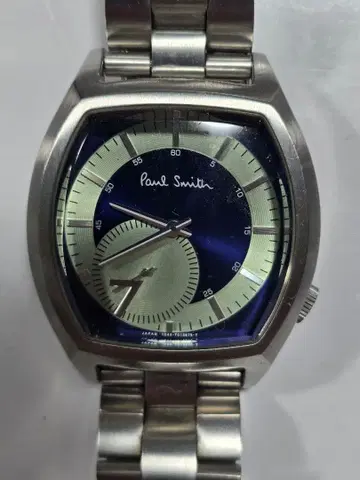 Paul Smith 아날로그 손목시계 네이비/실버