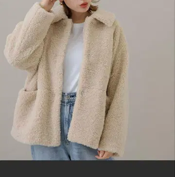 어반 리서치 서니 레이블 보아 푸들 자켓 코트 아우터