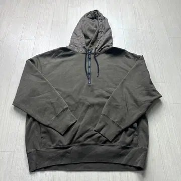 +J 유니클로 질 샌더 드라이 맨투맨 하프 후드티