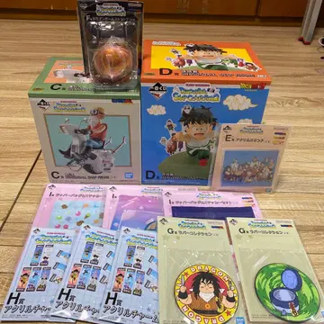 제일복권 드래곤볼 스냅 컬렉션 2 C상 D상 무천도사 손오반 + 덤