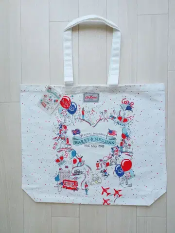 [ 새상품 ] 캐스키드슨 로얄 웨딩 토트백 헨리 메건