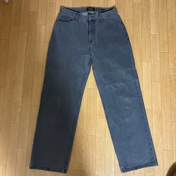 SAINTPAIN WORKS 그레이 스트레이트 데님 M