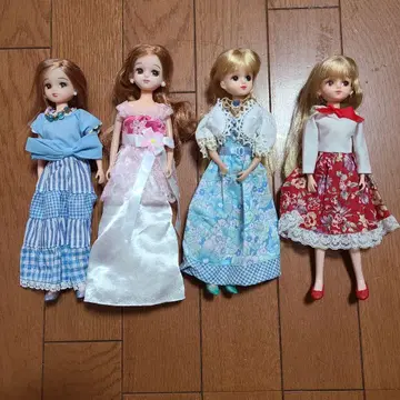 리카짱 인형 4체 세트