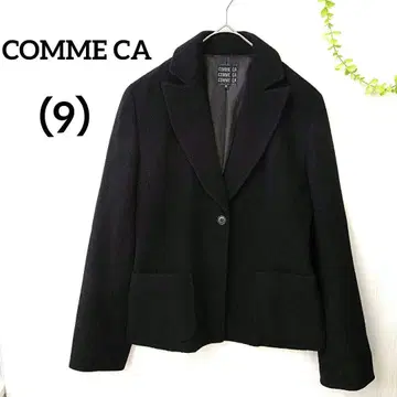 자켓 스티치 디자인 블랙 9(M) 울 혼방 가을/겨울