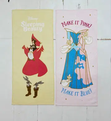 잠자는 숲속의 미녀 오로라 페이스 타월 시마무라 치하루 콜라보 디즈니