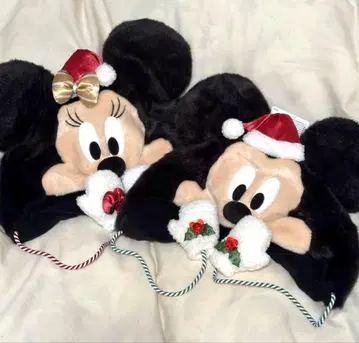 미키 미니 팬 캡 크리스마스 택 포함 새상품입니다!