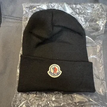 MONCLER 니트 모자 블랙