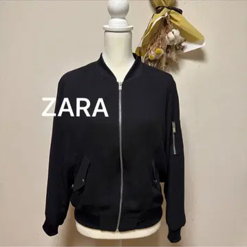 u-075 ZARA 블루종 블랙 자켓 아우터 자라 블랙
