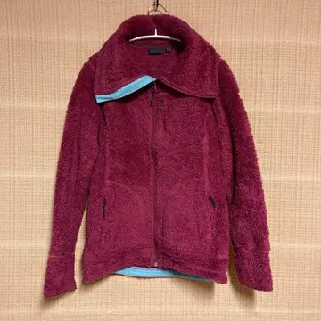 라푸마 플리스 자켓 와인 레드