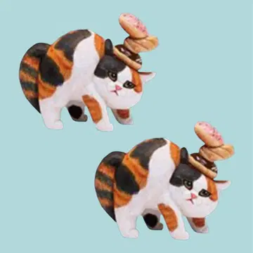 목조각 작가 히토미코의 [얀노카 스텝] 가챠 도넛 탑승 2종 세트