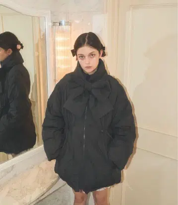 Lovilyn 2way 머플러 포함 에코 다운 자켓