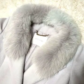 CECIL McBEE 라이트 그레이 롱 코트