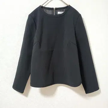 어도어 블랙 긴팔 상의 티셔츠 백지퍼 38 심플