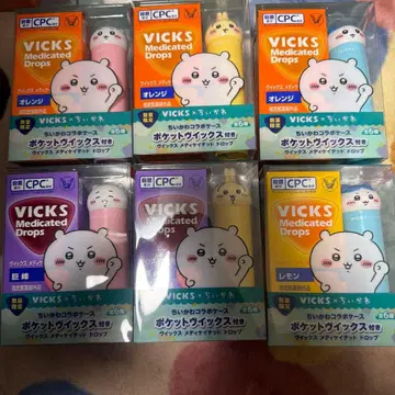 치이카와 (먼작귀) 메디케이티드 드롭스 케이스만, 6개 세트