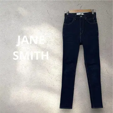 JANE SMITH / 하이웨스트 스키니 데님 다크 네이비 25 일본제