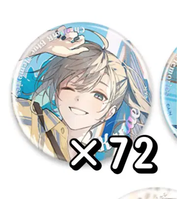 니지산지 카나에 ChroNoiR Blue Memories 캔뱃지 72개