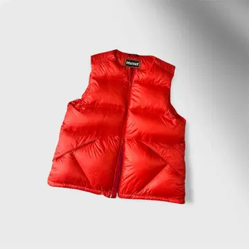 새상품급 Marmot x Ray BEAMS 별주 다운 베스트 오렌지