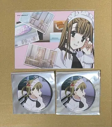 쿠로다 히카루 메이드 캔뱃지 브로마이드 스쿨 데이즈 크로스 데이즈