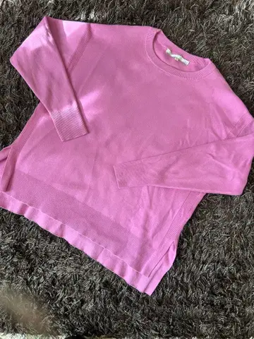 핑크 니트 스웨터 사이즈 38