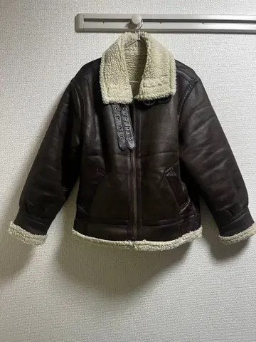 새상품급 Ungrid 페이크 무스탕 보아 블루종