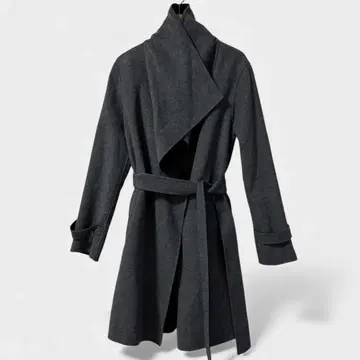 22 옥테이블 22OCTOBRE 울 코트 사이즈 38 M 그레이