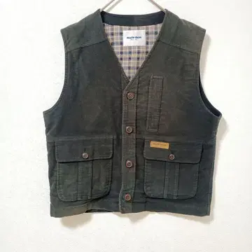 마리끌레르 베스트 M 체크 무늬 안감 포켓 포함 캐주얼 면 100%