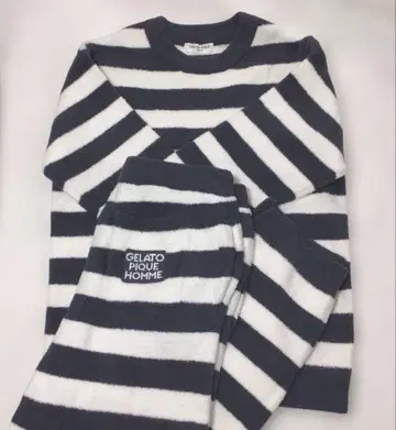 새상품 GELATO PIQUE HOMME 보더 룸웨어 M과 L 세트